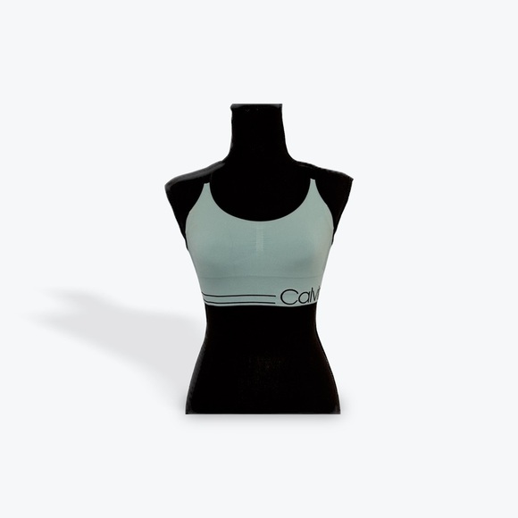 Calvin Klein Baby Blue Sports Bra Size XS - Picture 1 of 3